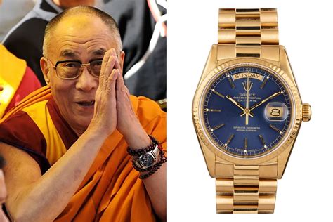 dalai lama wears a rolex|dalai lama wrist watch.